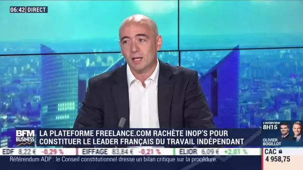 Claude Tempé (Freelance.com): Freelance.com rachète Inop's et devient n°1 du travail indépendant