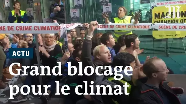 2000 militants bloquent la Défense contre la « République des pollueurs »