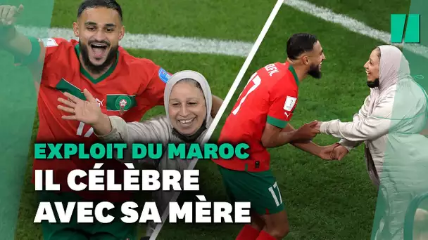 Maroc-Portugal : Sofiane Boufal fait venir sa mère sur la pelouse