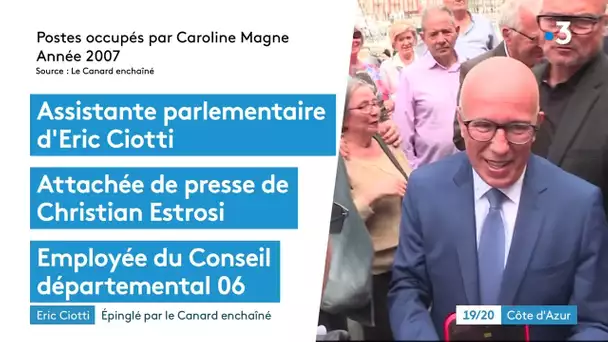 Le député Eric Ciotti dans la tourmente après un article du Canard enchaîné