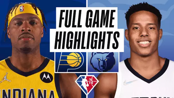 PACERS at GRIZZLIES | FULL GAME HIGHLIGHTS | March 24, 2022