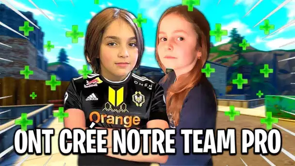 JE RECRUTE UNE FILLE DE 7 ANS DANS MA TEAM PRO FORTNITE !