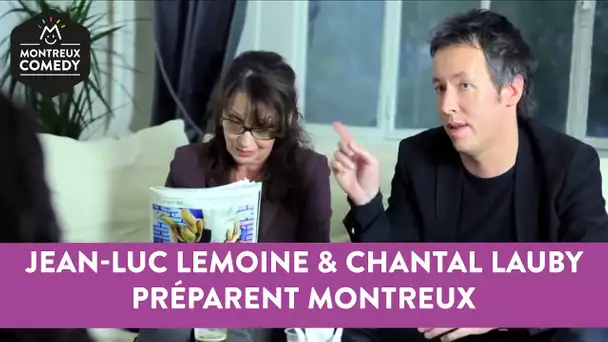 Jean-Luc Lemoine & Chantal Lauby préparent Montreux