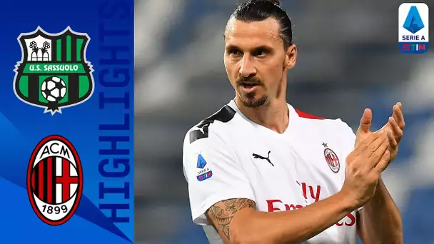 Sassuolo 1-2 Milan | Zlatan Scores A Brace to Hand Milan a 2-1 Win Against Sassuolo | Serie A TIM