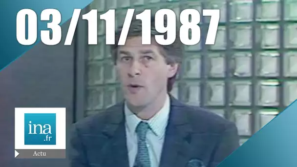 20h Antenne 2 du 03 novembre 1987 - Violences à Francfort | Archive INA