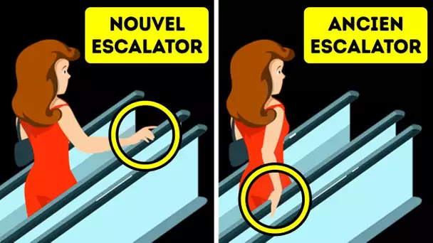 Pourquoi les mains courantes des escaliers roulants se déplacent plus vite que les marches
