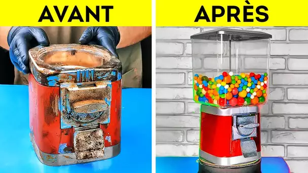 Faire revivre les délices rétro d'une vieille machine à bonbons