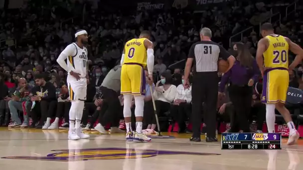 Russell Westbrook Helps Out on Mop Duty! 😆