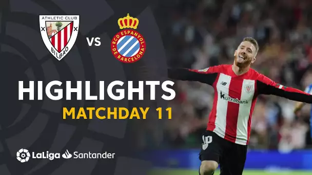 Highlights Athletic Club vs RCD Espanyol (3-0)