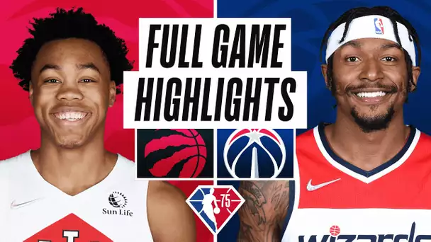 RAPTORS at WIZARDS | FULL GAME HIGHLIGHTS | January 21, 2022