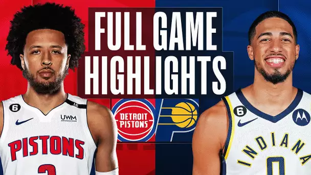 PISTONS at PACERS | NBA FULL GAME HIGHLIGHTS | October 22, 2022