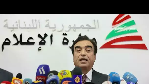 Le ministre libanais de l'Information, à l'origine d'une crise avec Riyad, démissionne