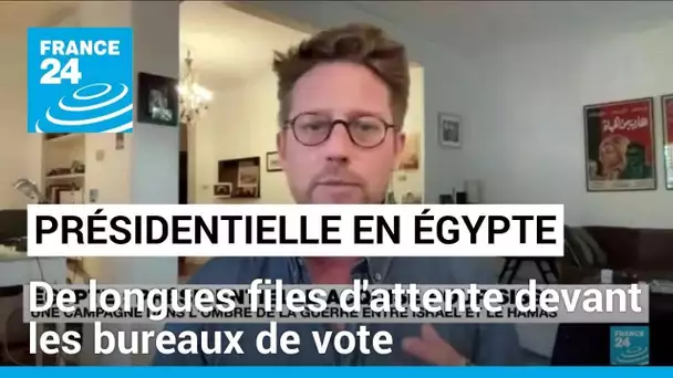 Égypte : de longues files d'attente devant les bureaux de vote • FRANCE 24