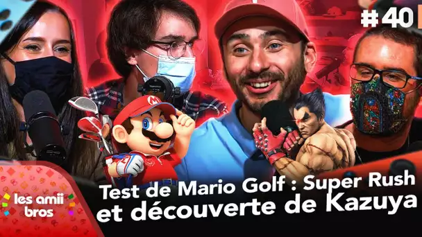 Test en live de Mario Golf : Super Rush et découverte de Kazuya dans Smash ! ⛳🎮 | Les Amiibros #40