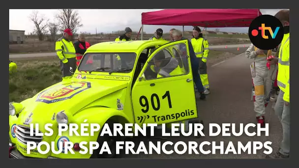 Des passionnés de 2 CV veulent rouler sur le circuit de Spa