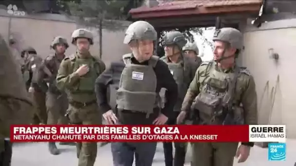 Benjamin Netanyahu annonce une "intensification" des combats à Gaza • FRANCE 24