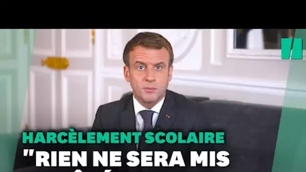 Face au harcèlement scolaire, Macron annonce de nouveaux outils