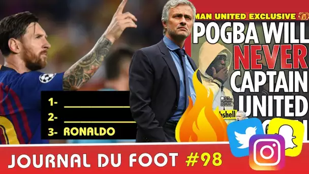 Nouveau CLASH MOURINHO-POGBA, MESSI vote RONALDO, JORDAN au PARC