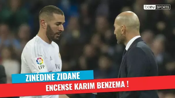 Real Madrid - Zinédine Zidane encense Karim Benzema