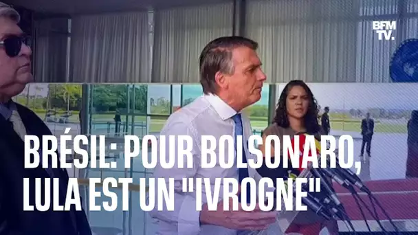 "Un ivrogne": Bolsonaro charge Lula en pleine campagne du second tour de la présidentielle au Brésil