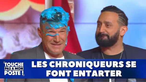 Les chroniqueurs se font entarter