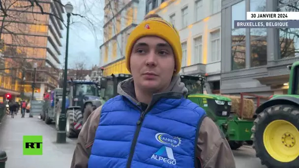 🇧🇪 Belgique : les agriculteurs manifestent à Bruxelles