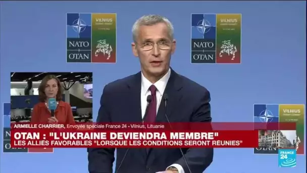 Adhésion de l'Ukraine à l'Otan : "Il faut que la guerre se finisse" • FRANCE 24