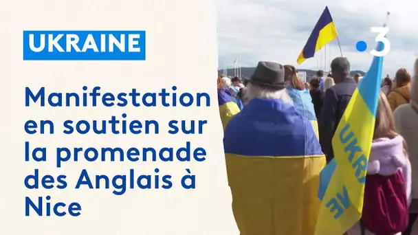 Guerre en Ukraine : deux ans après, manifestation en soutien sur la promenade des anglais à Nice