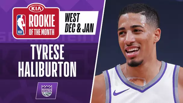 Tyrese Haliburton Earns #KiaROTM For December & January | Western Conference