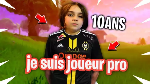 IL DEVIENT JOUEUR PRO FORTNITE A 10 ANS GRACE A CETTE GAME ? 😱