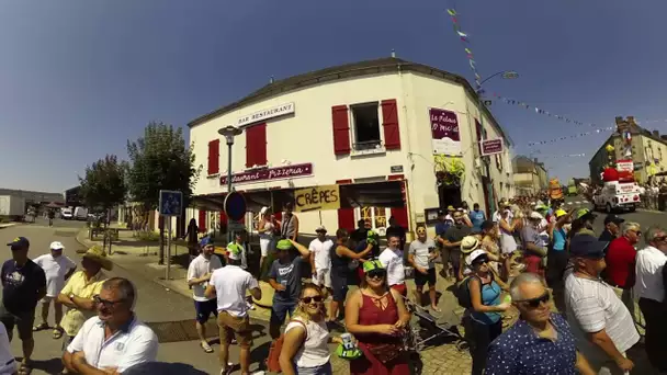 VIDEO 360° Tour de France 2018 : le mont Mercure (Vendée) accueille la caravane publicitaire