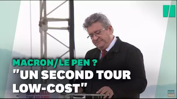 Mélenchon met en garde contre un second tour Macron-Le Pen