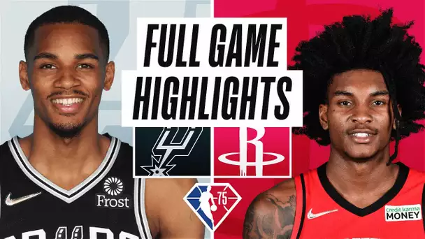 SPURS at ROCKETS | FULL GAME HIGHLIGHTS | January 25, 2022