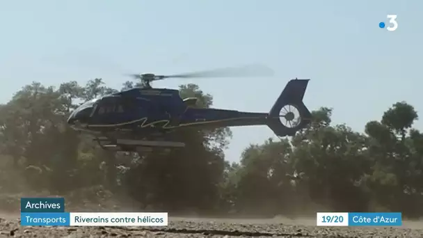 À Saint-Tropez, le ministre des transports veut réduire les survols d'hélicoptères