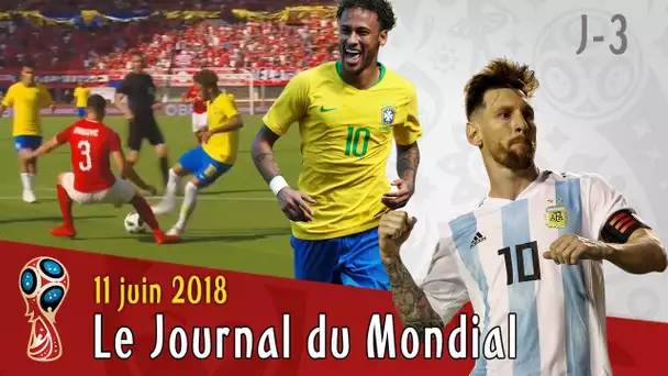 NEYMAR GOLAZO, les BLEUS sont en Russie, MESSI met la pression. Le Journal du Mondial 2018