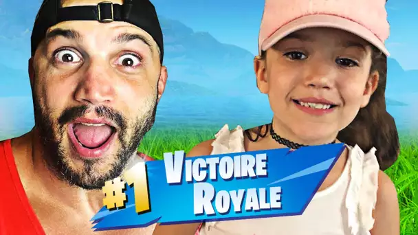 MA FILLE SIHAM M’OFFRE UN TOP 1 SUR FORTNITE ! 😂