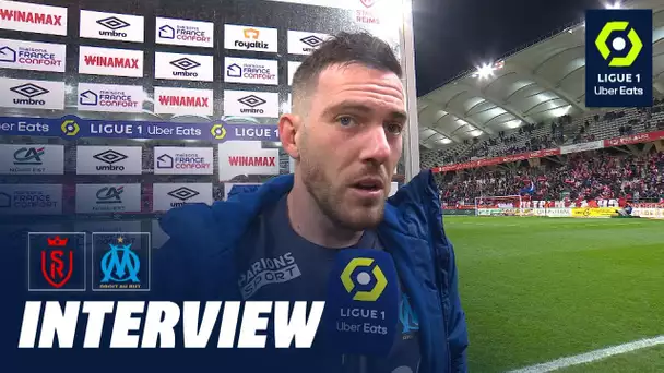 Interview de fin de match : STADE DE REIMS - OLYMPIQUE DE MARSEILLE (1-2)  / 2022/2023