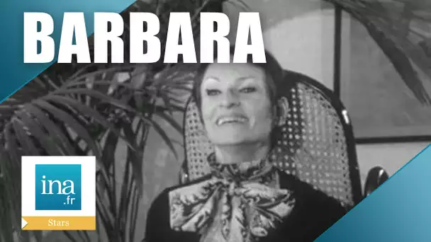 Barbara "J'ai abandonné le fonctionnariat de la chanson" | Archive INA