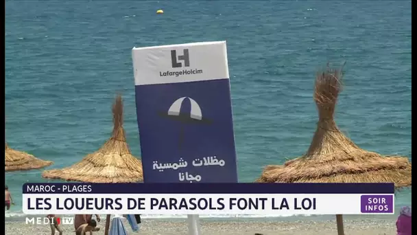 Plages au Maroc : les loueurs de parasols font la loi