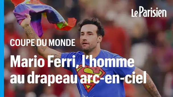 Coupe du monde : Mario Ferri, l'homme qui a envahi la pelouse avec un drapeau arc-en-ciel lors de Po