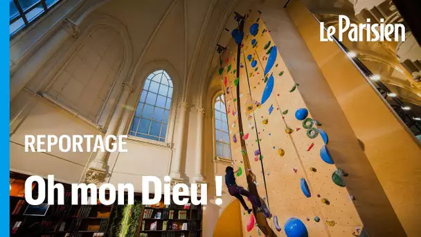 « C’est zen » : une ancienne chapelle reconvertie en salle d’escalade à Paris