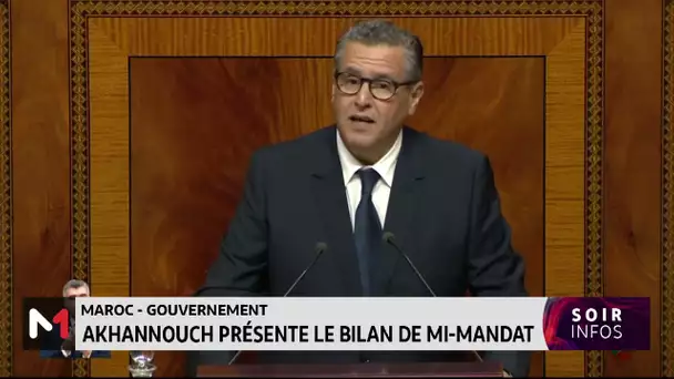 Maroc-gouvernement : Akhannouch présente le bilan de la mi-mandat