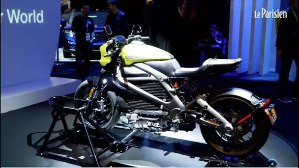 Harley-Davidson présente sa première moto électrique, la LiveWire, au CES de Las Vegas