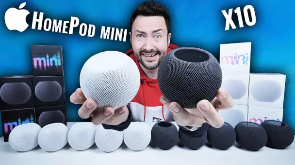 J'ai acheté 10 HomePod mini d'Apple ! (mais...)