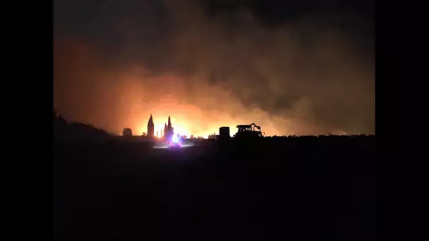 Incendie dans l&#039;Aude : 900 hectares de végétation détruits, près de Carcassonne
