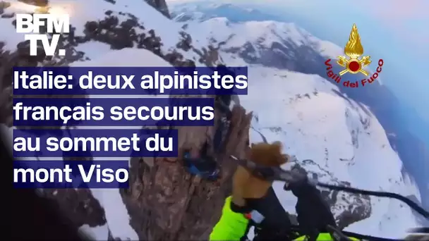 Italie: deux alpinistes français secourus alors qu'ils étaient bloqués au sommet du mont Viso