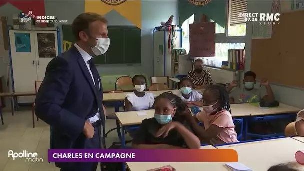 Emmanuel Macron était hier dans une école primaire marseillaise