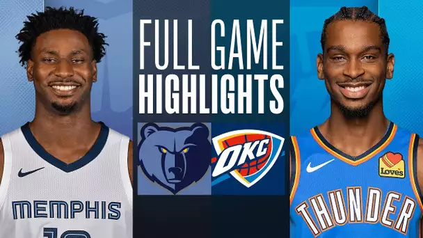 GRIZZLIES at THUNDER | FULL GAME HIGHLIGHTS | March 10, 2024