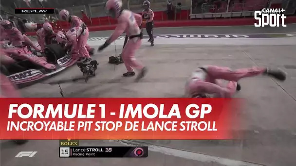 Lance Stroll incroyable pit stop