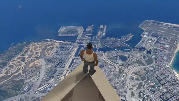 SAUTER DE LA PLUS HAUTE TOUR DE GTA SA !